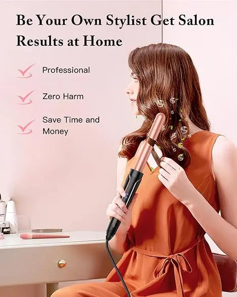 Bestope Pro Waver Curling Wand 5 In 1 Set With 3 Barrels