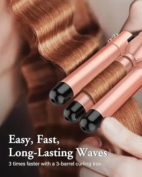 Bestope Pro Waver Curling Wand 5 In 1 Set With 3 Barrels