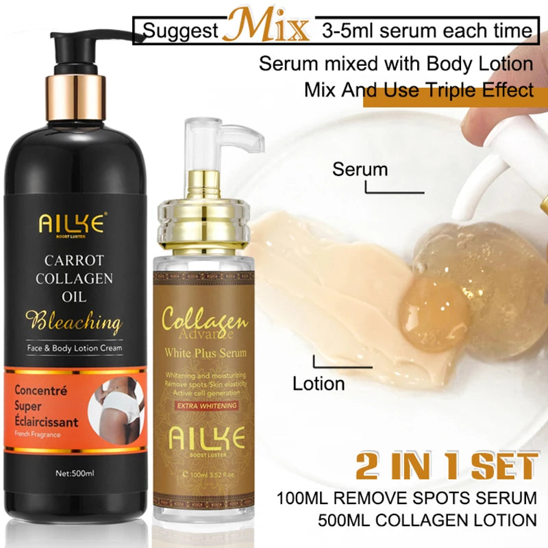 Ailke Skin Whitening Serum Reduces Spots Moisturizing