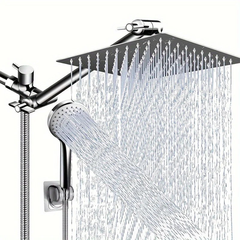 Chrome Concealed Stainless Steel Pressurized Shower Set Arm