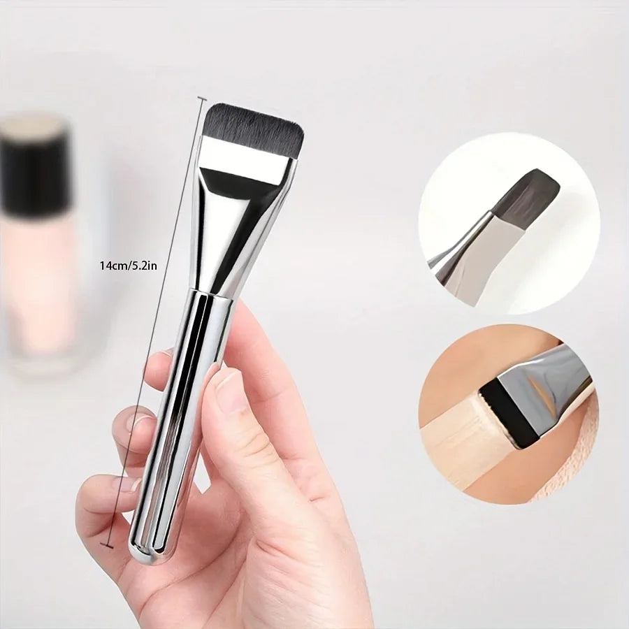 Ultra Thin Flat Head Foundation Brush for Traceless Makeup