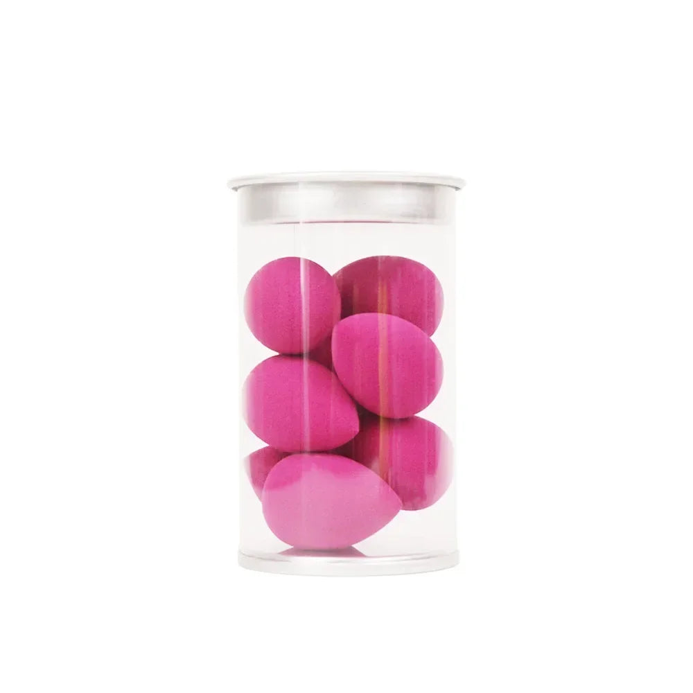 8Pcs/Box Makeup Sponge Set Face Beauty Cosmetic Powder Puff for Foundation Cream Concealer Make Up Blender Tool with Storage Box