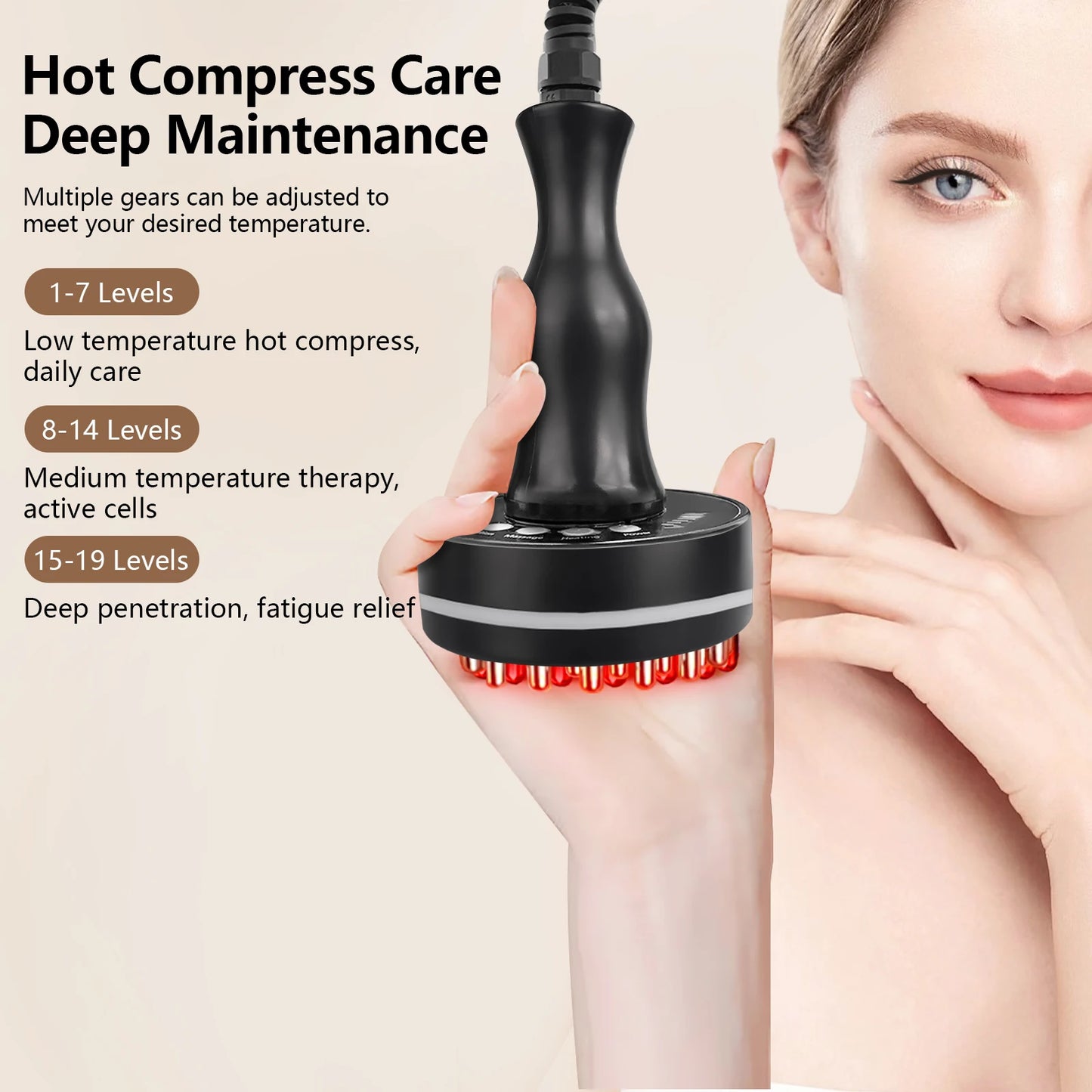 Electric meridians brush general multi-functional scraping instrument Abdominal massager meridians dredging abdominal kneading i
