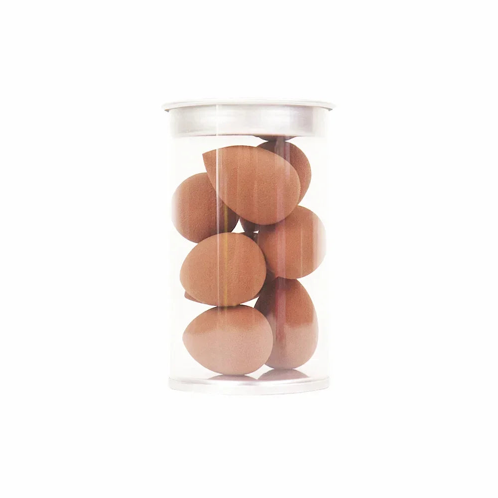 8Pcs/Box Makeup Sponge Set Face Beauty Cosmetic Powder Puff for Foundation Cream Concealer Make Up Blender Tool with Storage Box