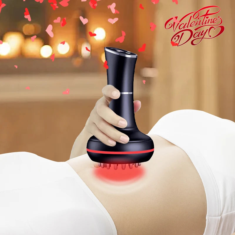 Household electric meridian brush leg abdomen shoulder and neck massager scraping instrument relax the muscles of the whole body