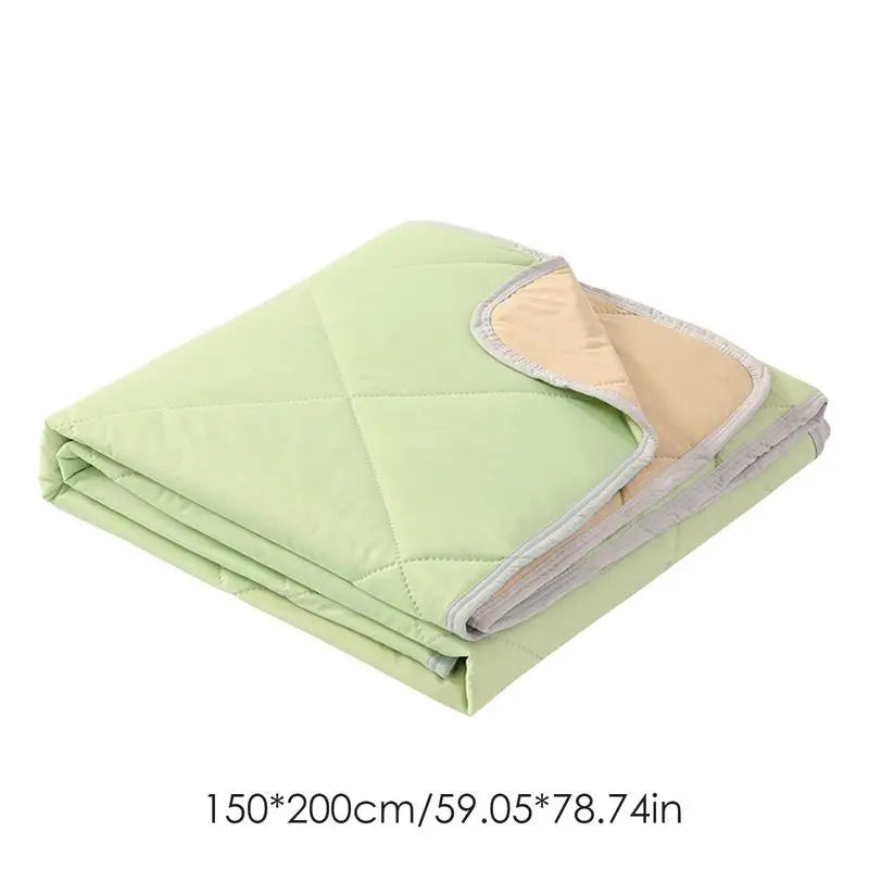 Cooling Blanket For Bed Silky Air Condition Comforter 3 Layers Lightweight Cooled Summer Quilt