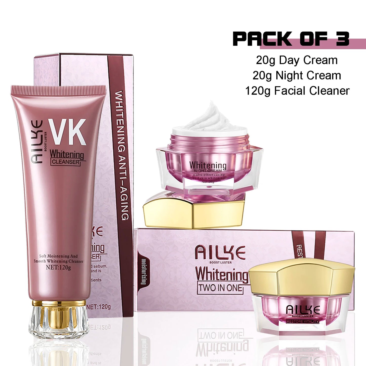 AILKE Lightenin Anti Wrinkle Face Cream With Collagen And HA