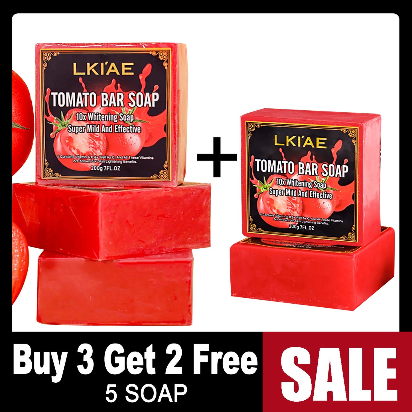 Tomato Fruit Scented Handmade Natural Bar Soap For Body