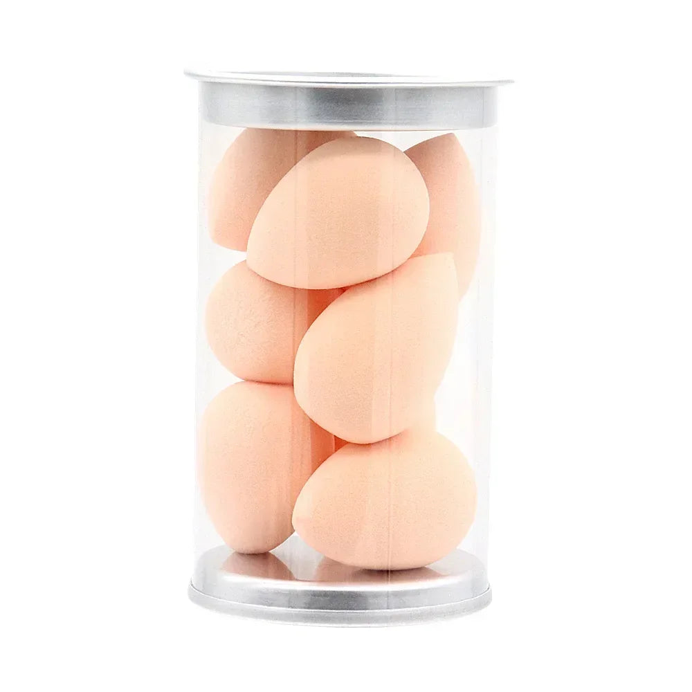 8Pcs/Box Makeup Sponge Set Face Beauty Cosmetic Powder Puff for Foundation Cream Concealer Make Up Blender Tool with Storage Box