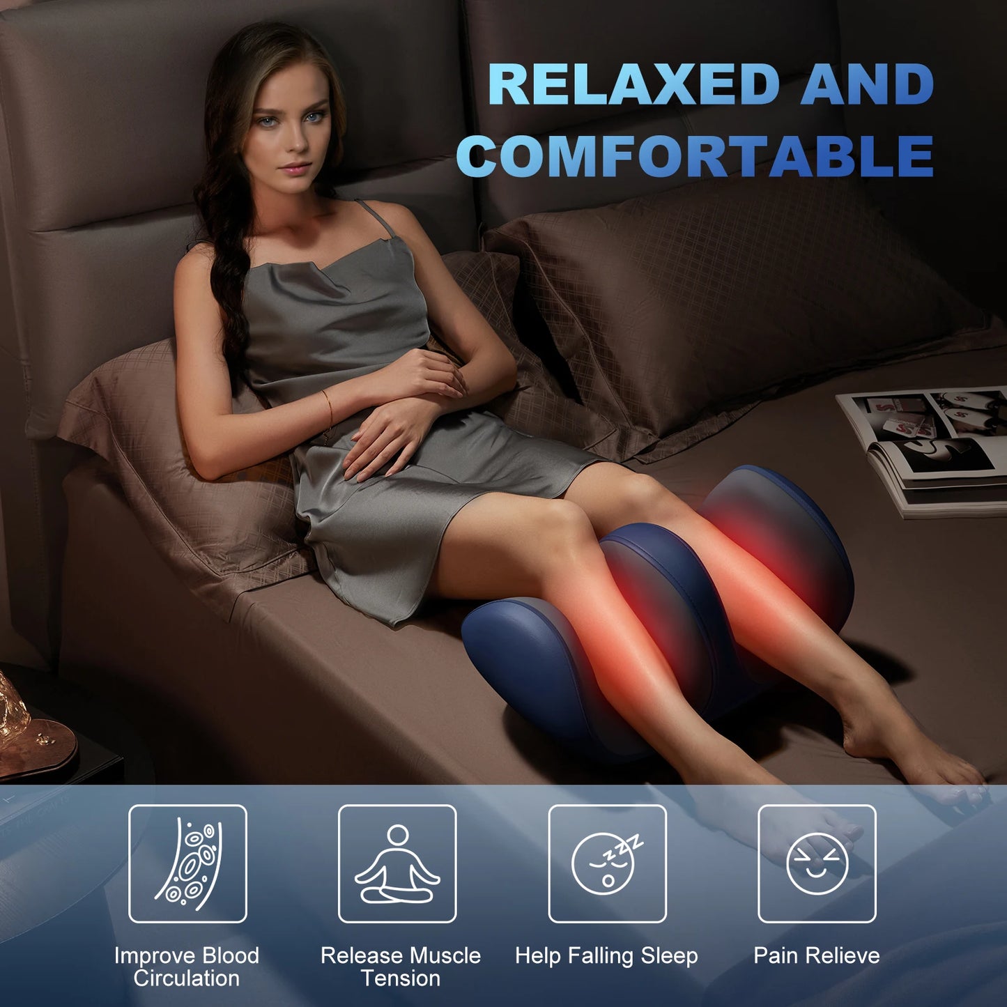 3D Shiatsu Foot Massager With Heat For Circulation
