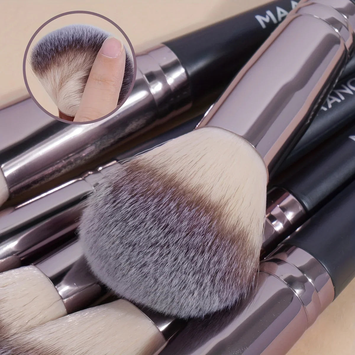 Maange 30pc Professional Makeup Brush Set With Bag Kit