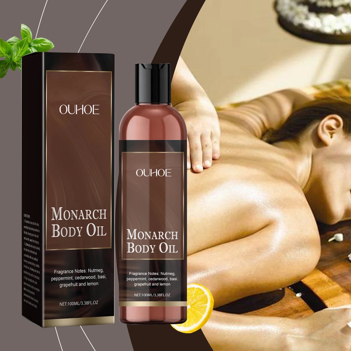 OUHOE Monarch Body Oil - Deep Moisturize, Light Texture, Strengthen Barrier, All Skin Types, All - season Use