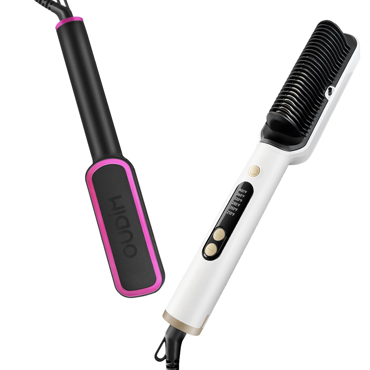 OUDIM Ionic Hair Straightener Brush Temperature Settings