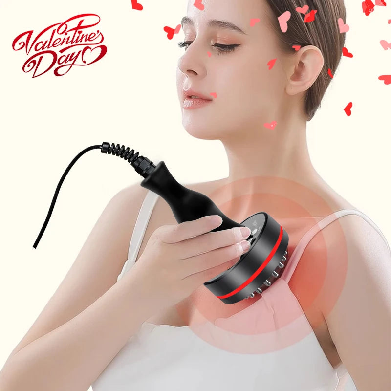 Electric meridians brush general multi-functional scraping instrument Abdominal massager meridians dredging abdominal kneading i