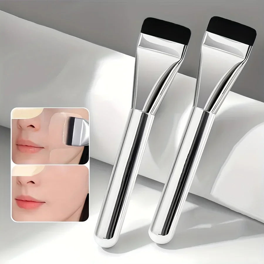 Ultra Thin Flat Head Foundation Brush for Traceless Makeup