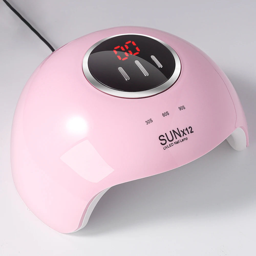 18 LEDS UV/LED Nail Dryer Lamp Have 3 Timer Modes LCD Display Quick Drying Nails Light for Manicure Salon/Home Acrylic Gel Tools