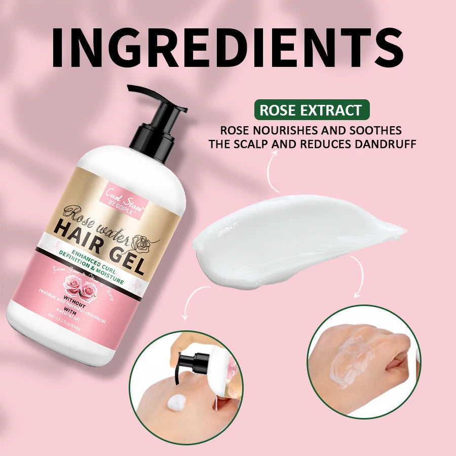 Goiple Natural Curl Gel For Wavy Curly Hair Frizz Control