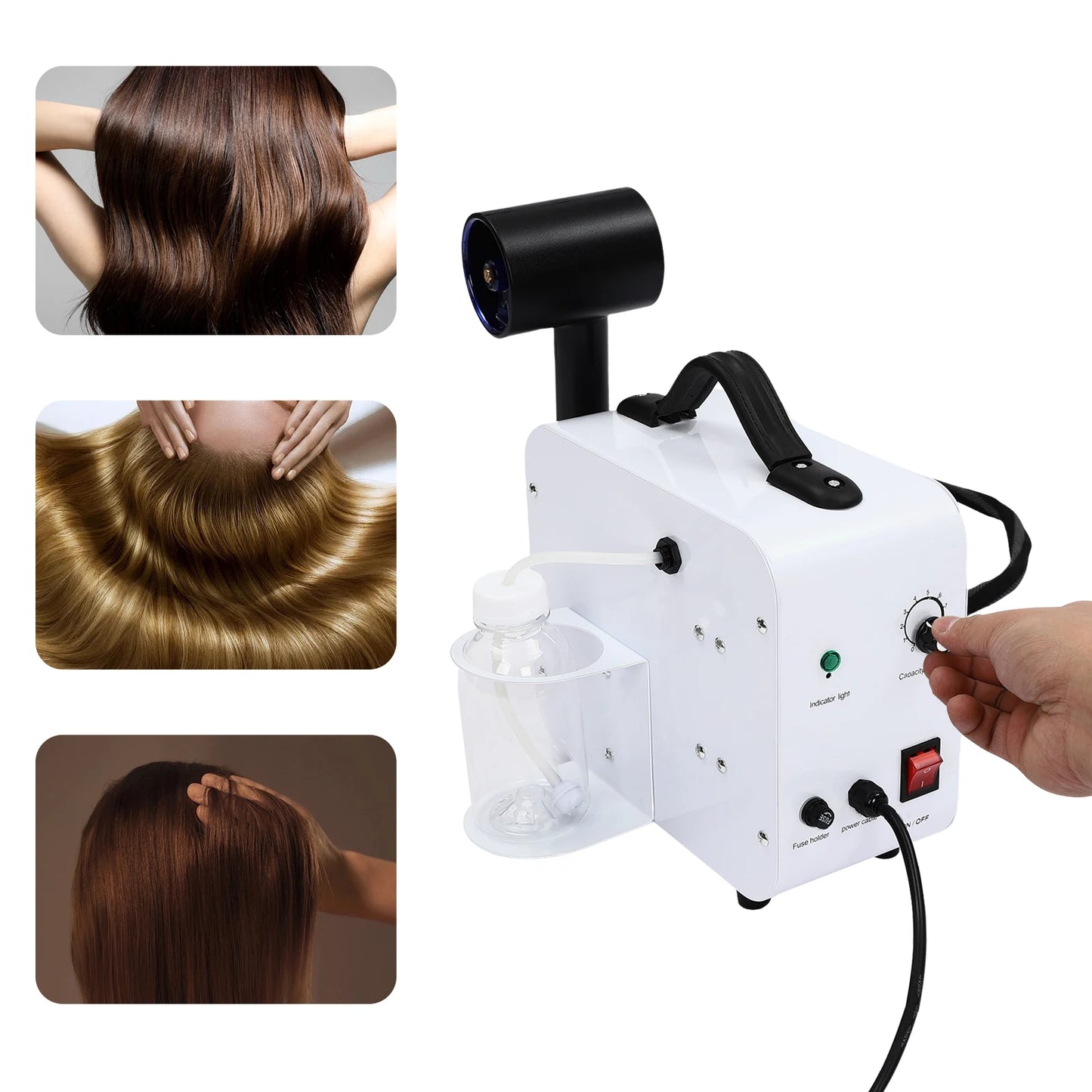Nano Hair Steamer Multifunctional Nano Steam Gun Professional Steamer Gun for Hair Hair Salon Steamer Spray Gun Hair Salon