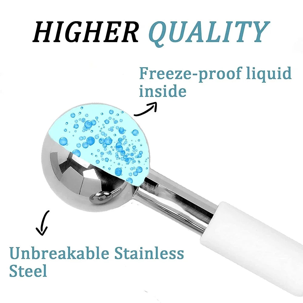Mini Ice Globes Stainless Steel Cryo Sticks Face Eye