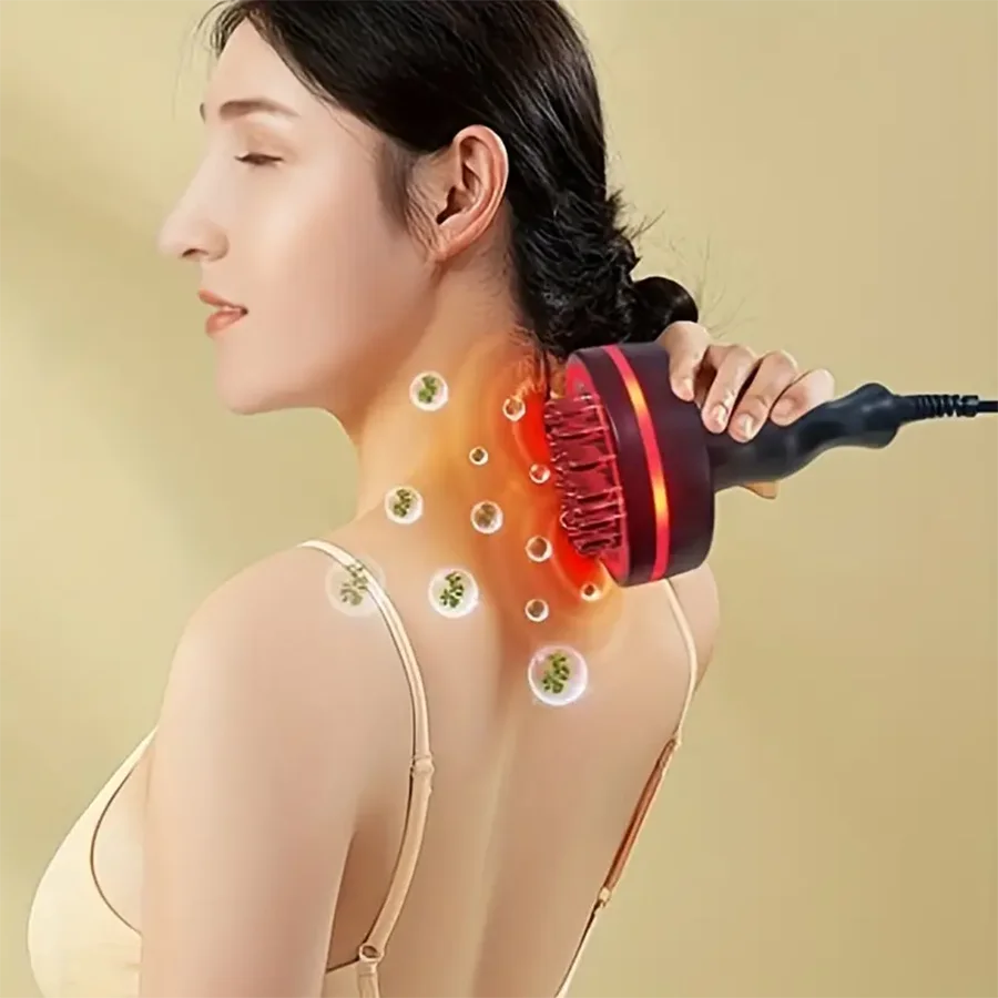 Electric meridians brush general multi-functional scraping instrument Abdominal massager meridians dredging abdominal kneading i