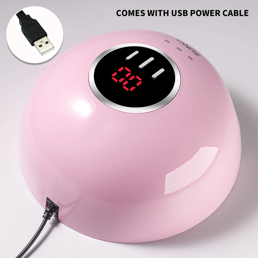 18 LEDS UV/LED Nail Dryer Lamp Have 3 Timer Modes LCD Display Quick Drying Nails Light for Manicure Salon/Home Acrylic Gel Tools