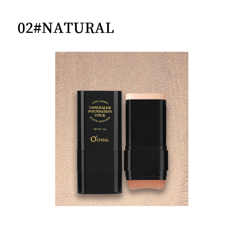 O'Cheal Two In One Concealer Foundation Stick Matte Waterproof Bronzer