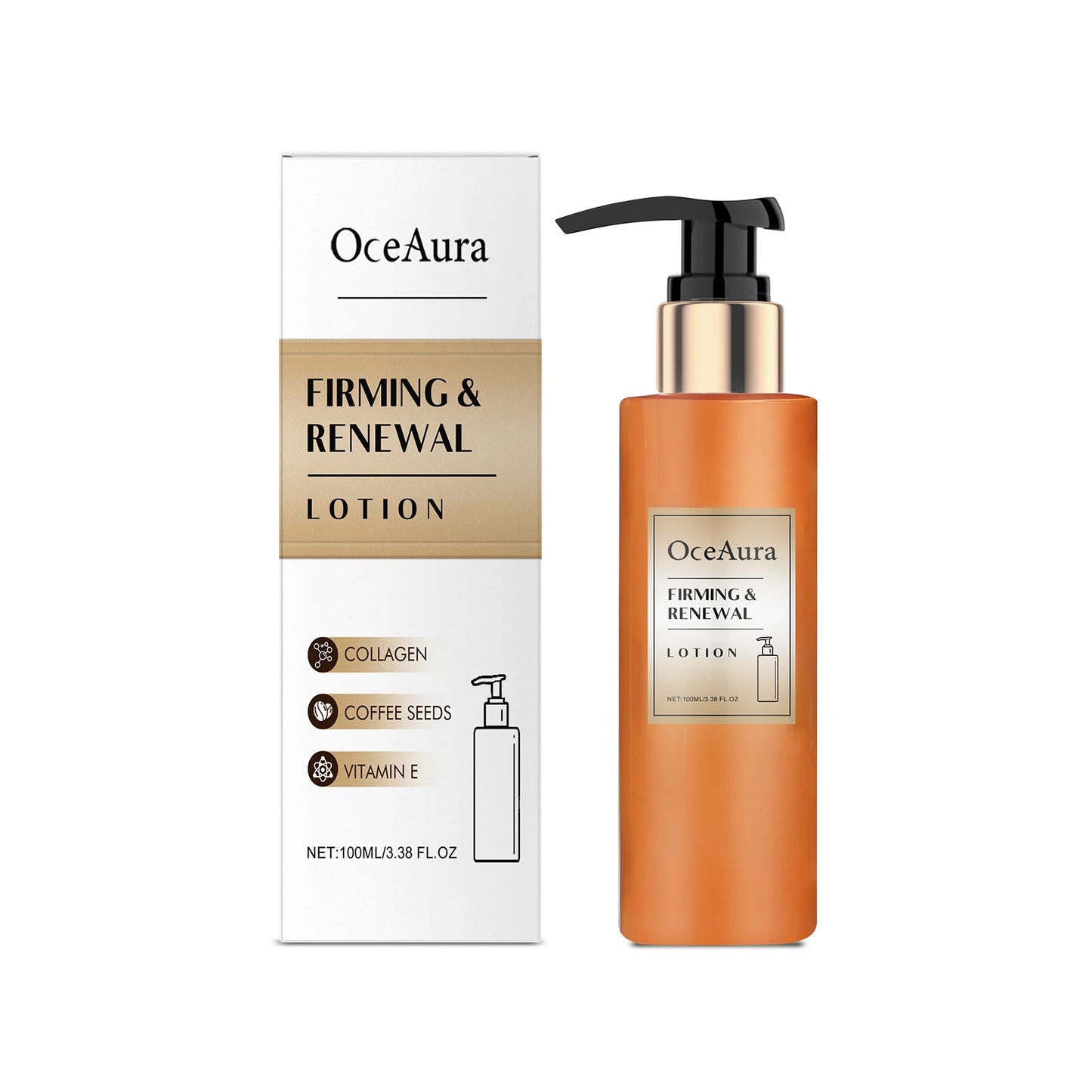 OceAura Firming Skin Lotion Moisturizing Antioxidant Aging Wrinkle Reduction Renewal