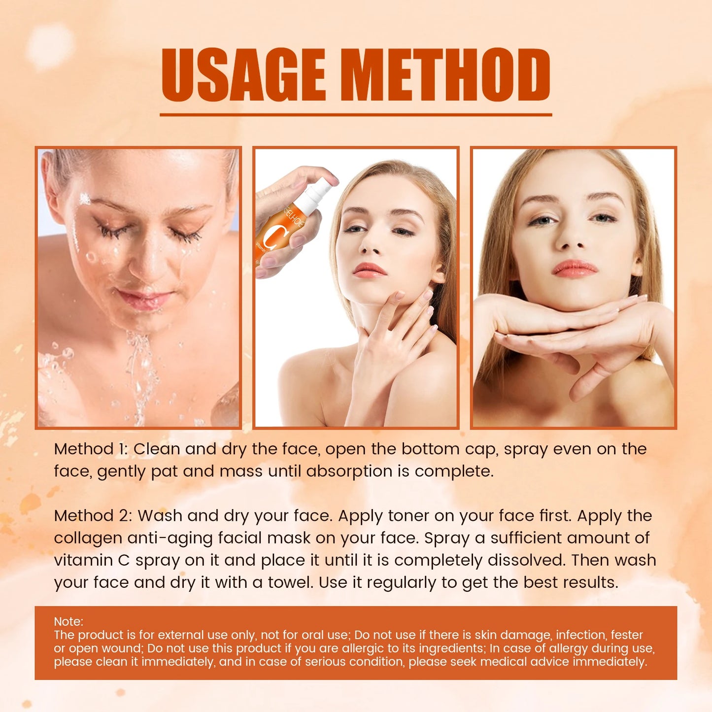 Face Serum Anti Wrinkle Brightening Deep Hydration Anti Aging Facial