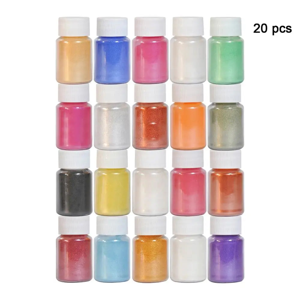 32 Color Mica Powder Epoxy Resin Pigment For Jewelry Making
