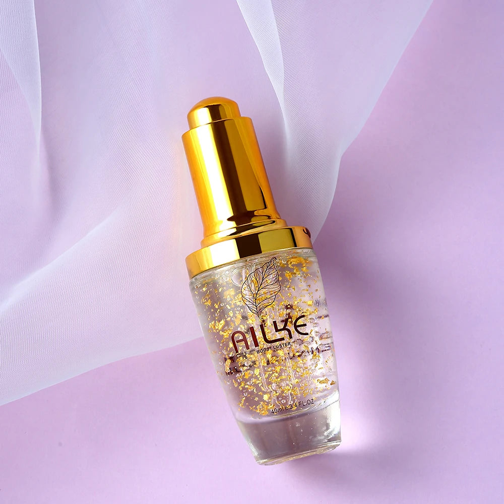 AILKE 24K Gold Facial Serum With Hyaluronic Acid And Collagen