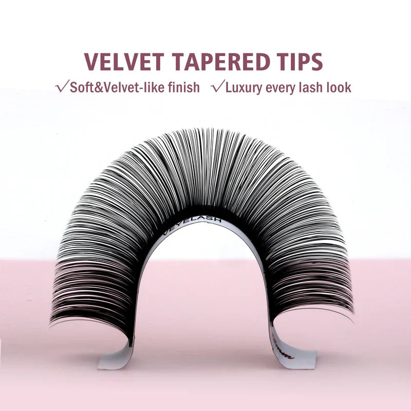 Veyes Inc Cashmere Luxe  Eyelash Extensions Veyelash Faux Mink Individual Volume Lashes Soft Natural Lash Extensions for Makeup