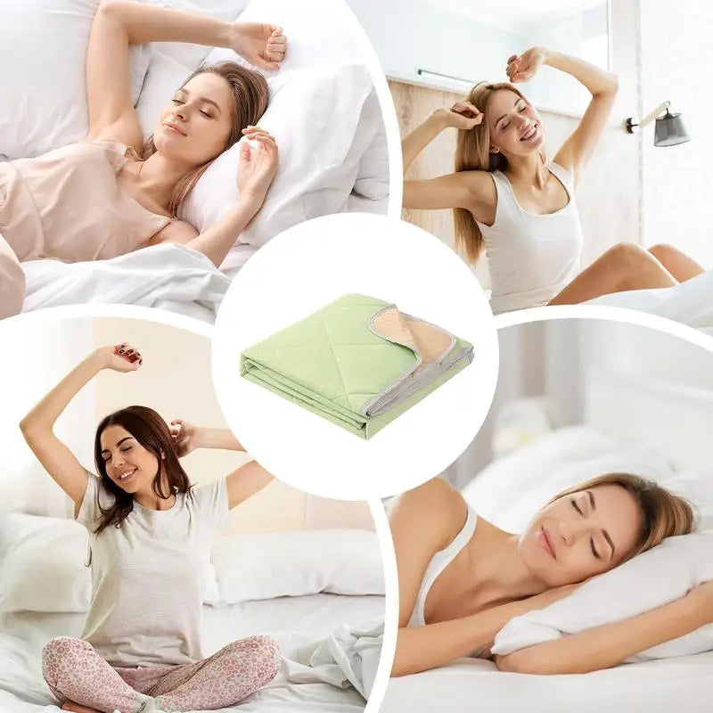 Cooling Blanket For Bed Silky Air Condition Comforter 3 Layers Lightweight Cooled Summer Quilt