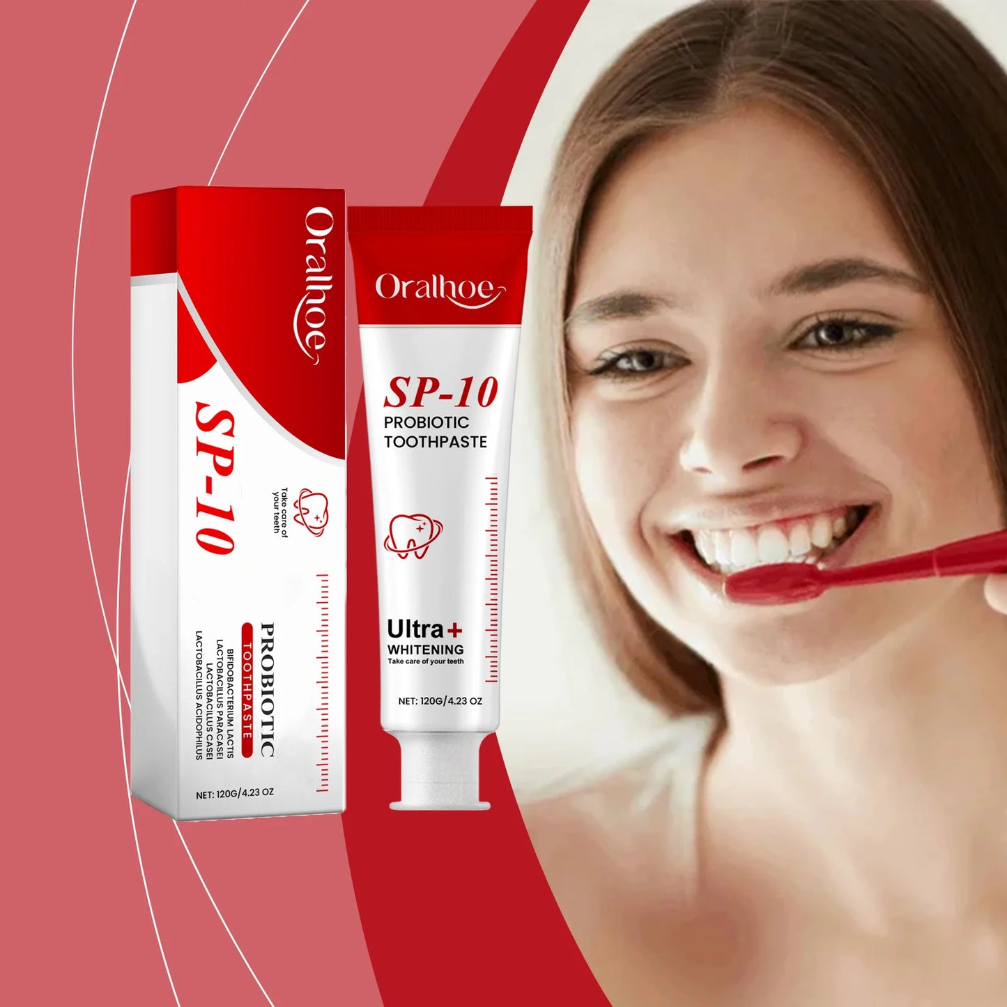 Sp10 Probiotic Toothpaste Tooth Brightening Remove Plaque Improve Dental Caries Protect Gum Fresh Breath Oral Hygiene Cleansing