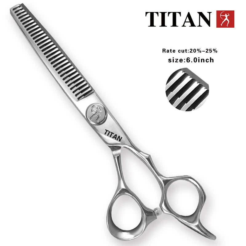 Titan 6 Inch Professional Hair Scissors For Barbers 440C Blade