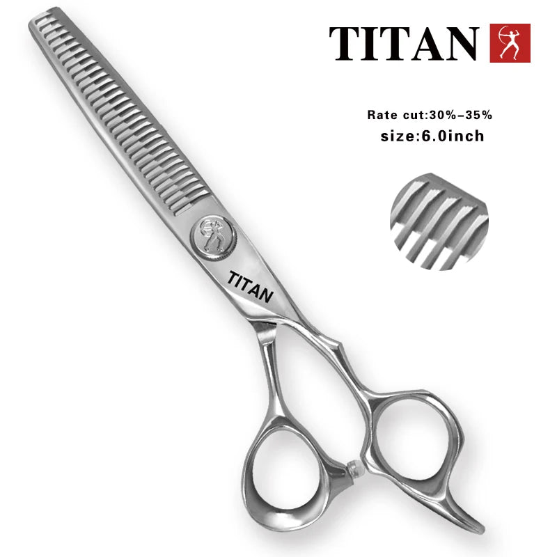 Titan 6 Inch Professional Hair Scissors For Barbers 440C Blade