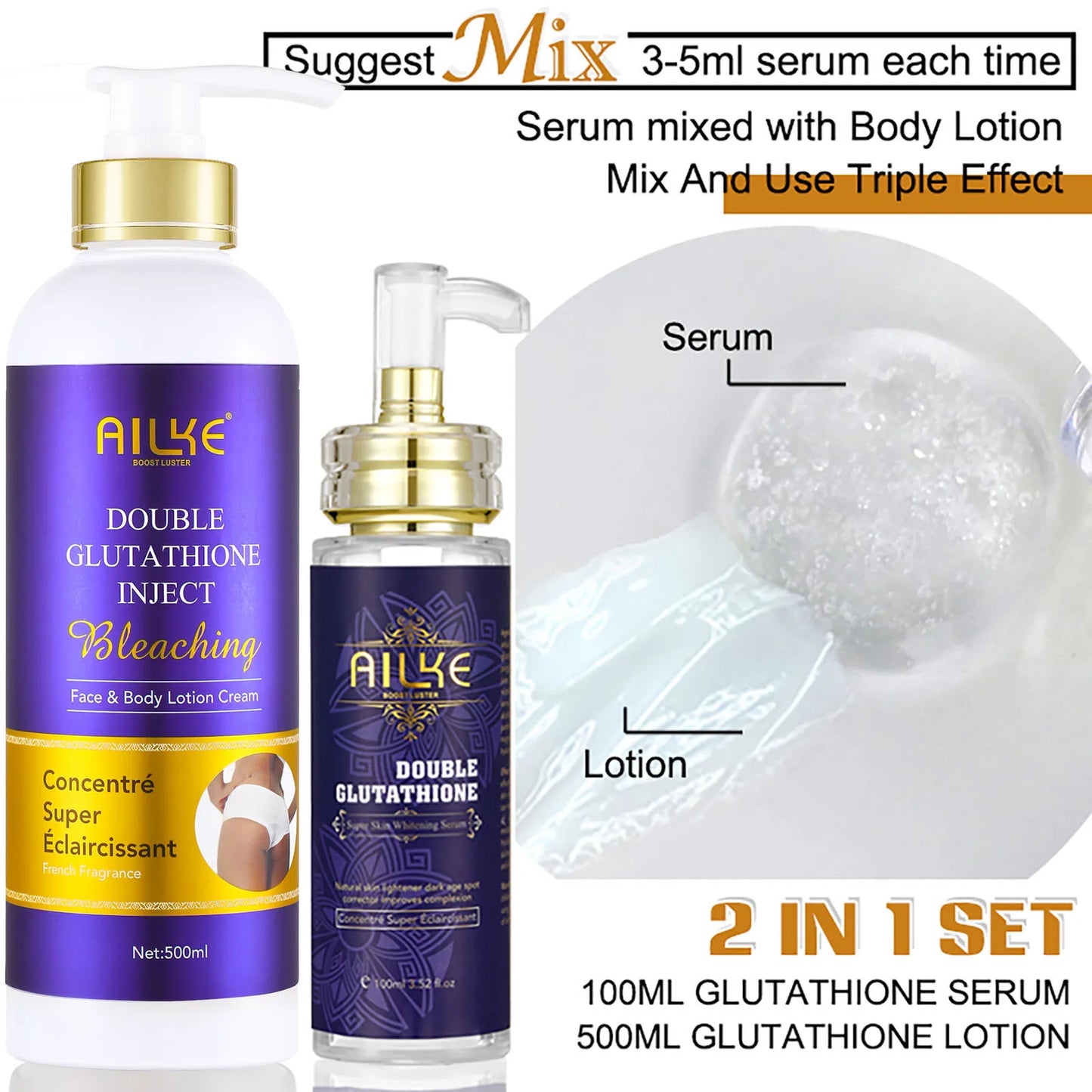 AILKE Whitening Skin Care Lightens Spots And Moisturizes