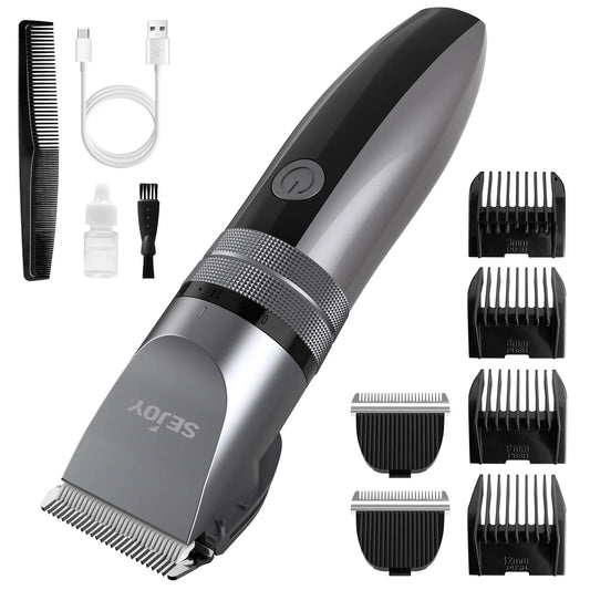 Sejoy Electric Hair Clippers for Men USB Rechargeable Kit