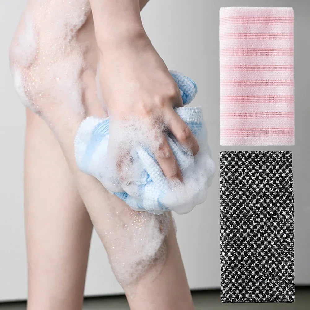Soft Rubbing Washcloth Bath Brush Back Towels Exfoliating Scrub Shower Body Household Bathroom Accessories