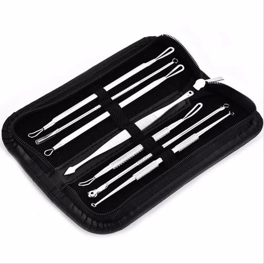 7Pcs Acne Blackhead Remover Needles Stainless Steel Pimple Extractor