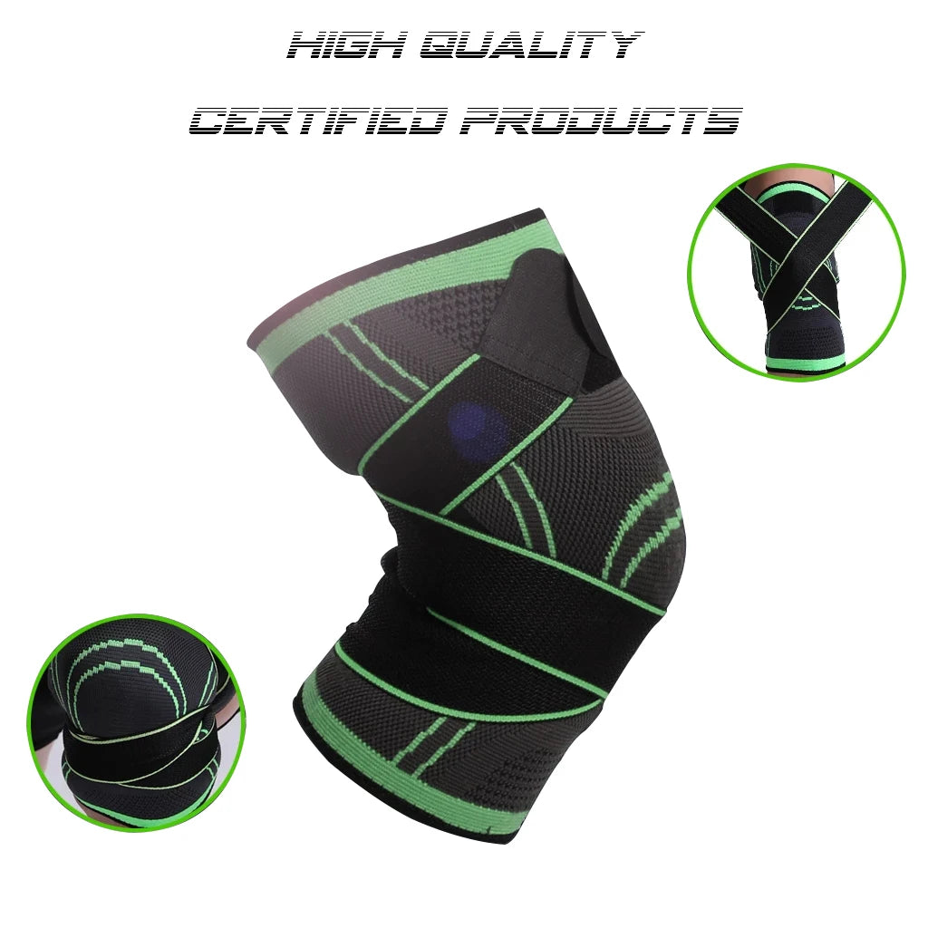 Knee Support Compression Sleeve Pad Braces for Arthritis Pain Relief