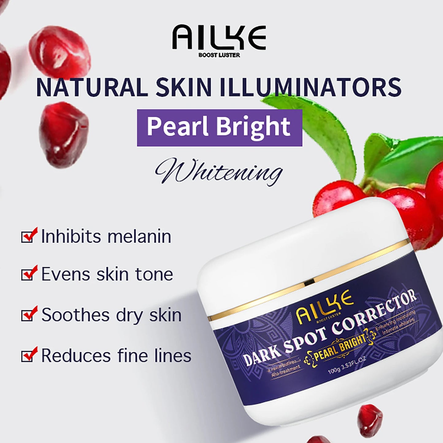 AILKE Double Glutathione Whitening Serum For Radiant Hydrated Skin