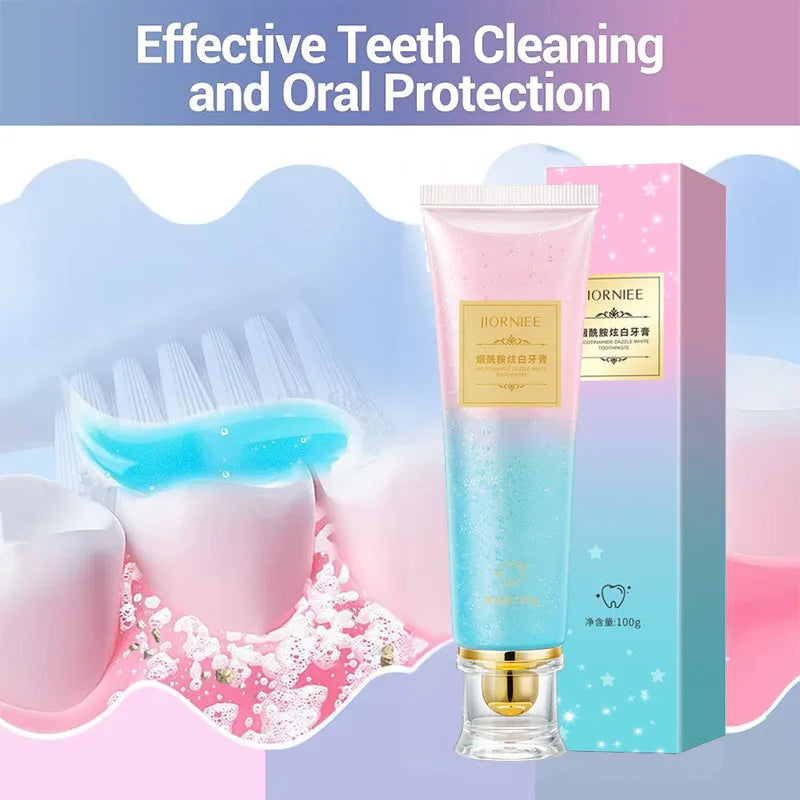 100g Niacinamide Whitening Toothpaste Refreshing Clean Teeth For Men And Women Fresh Breath Toothpaste To Remove Tooth Stains
