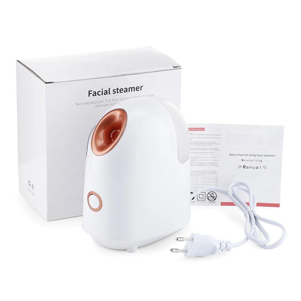 Nano Ionic Facial Steamer Hot Mist for Spa Hydration