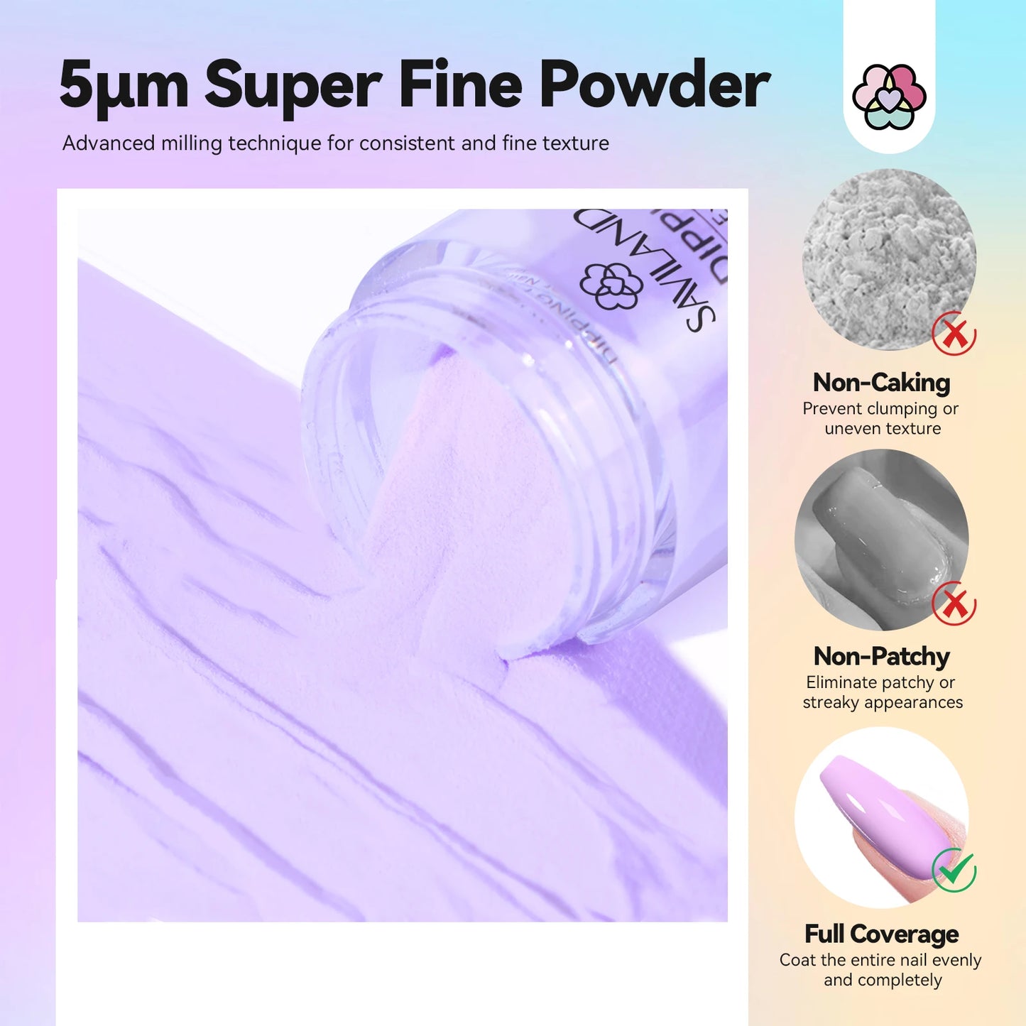 SAVILAND 20 Colors Dipping Powder Nail Kit Keratin Pastel Dip Powder 4 PCS Dipping Powder Liquid Set for Nail Art Manicure DIY