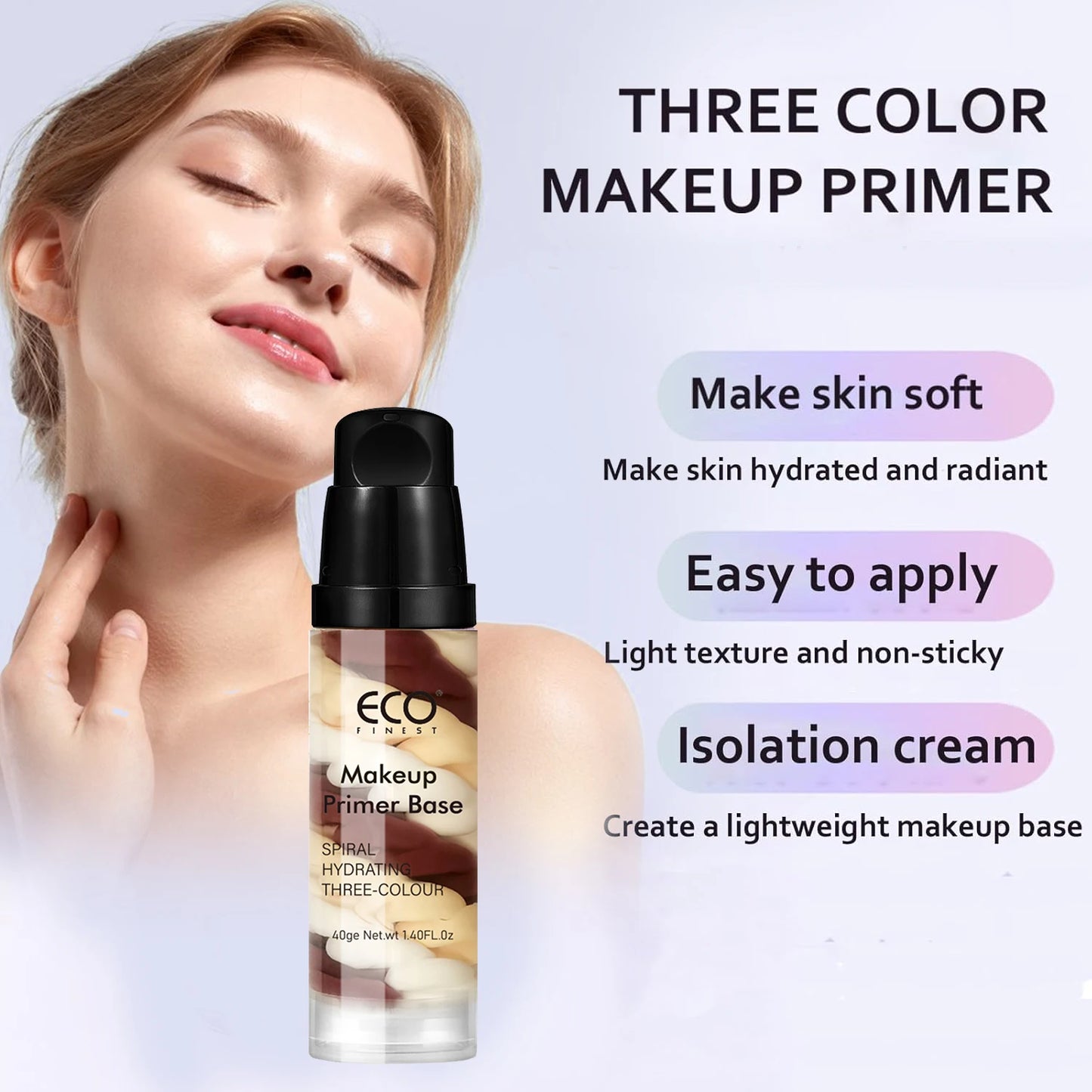 Radiant Makeup Primer Two Pack Moisturizing Base Even Skin Tone
