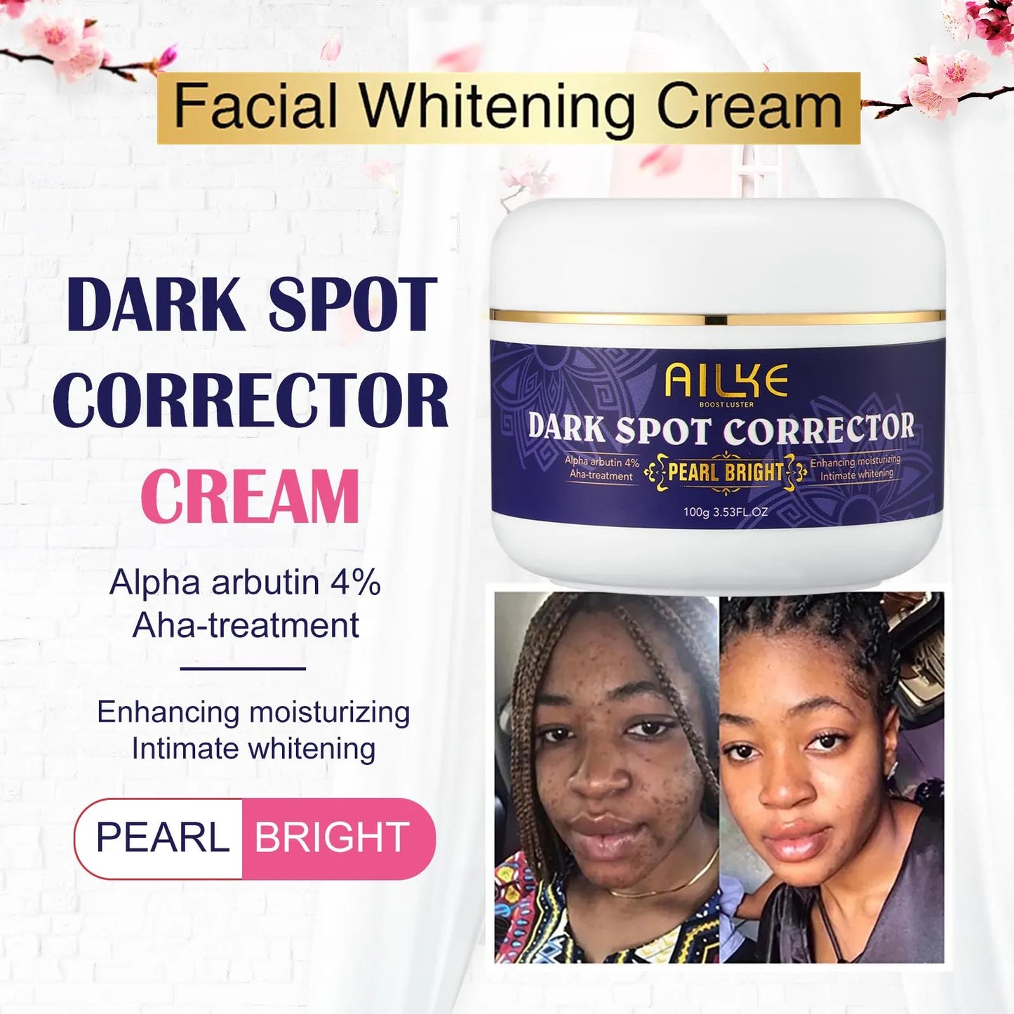 AILKE Double Glutathione Whitening Skin Care For Radiant Even Tone