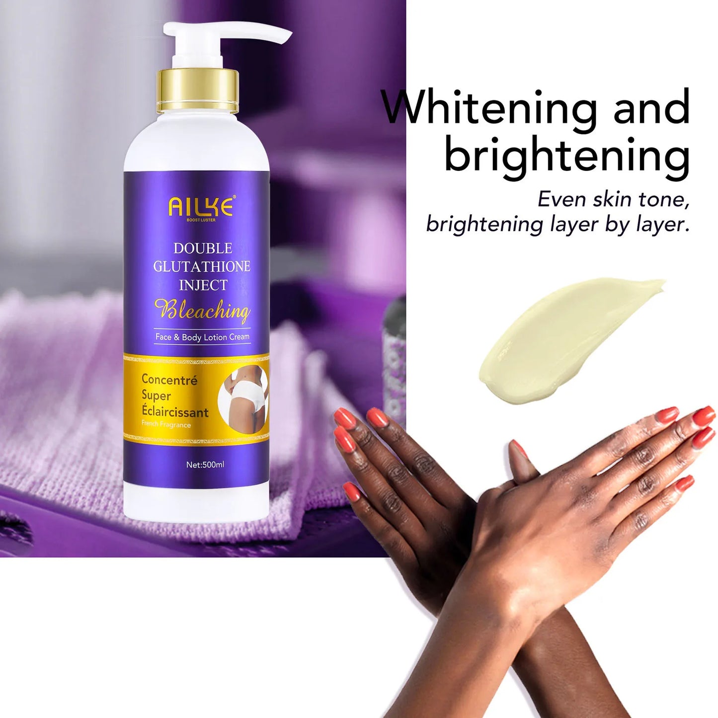 AILKE Double Glutathione Whitening Skin Care For Radiant Even Tone