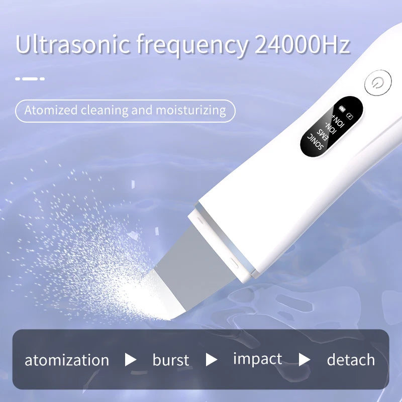 New Ultrasonic Skin Scrubber Cleansing Blackheads Daily