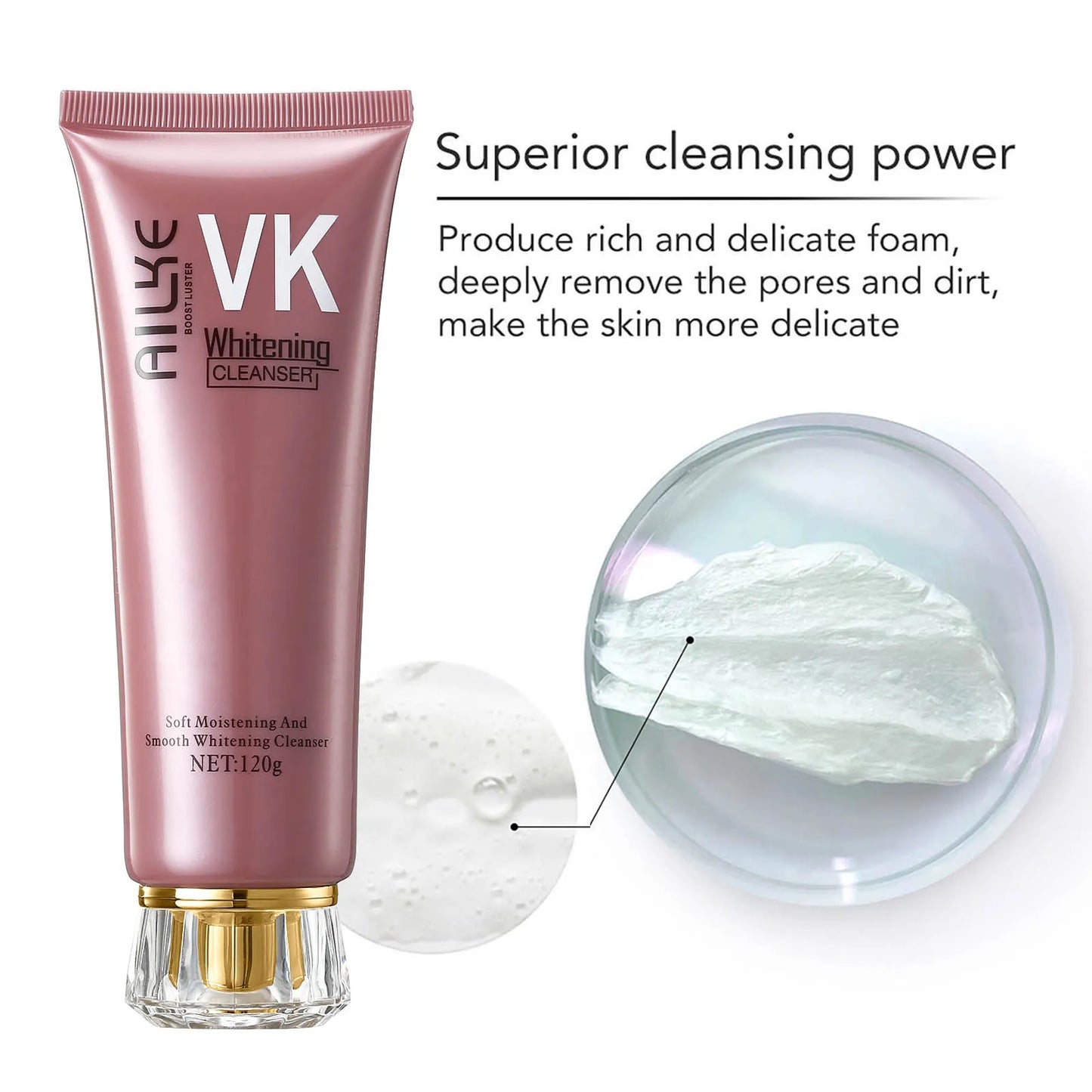 AILKE Lightenin Anti-Wrinkle Face Cream With Collagen, Hyaluronic Acid, Whitening Skin Care Women Facial Moisturizer Set