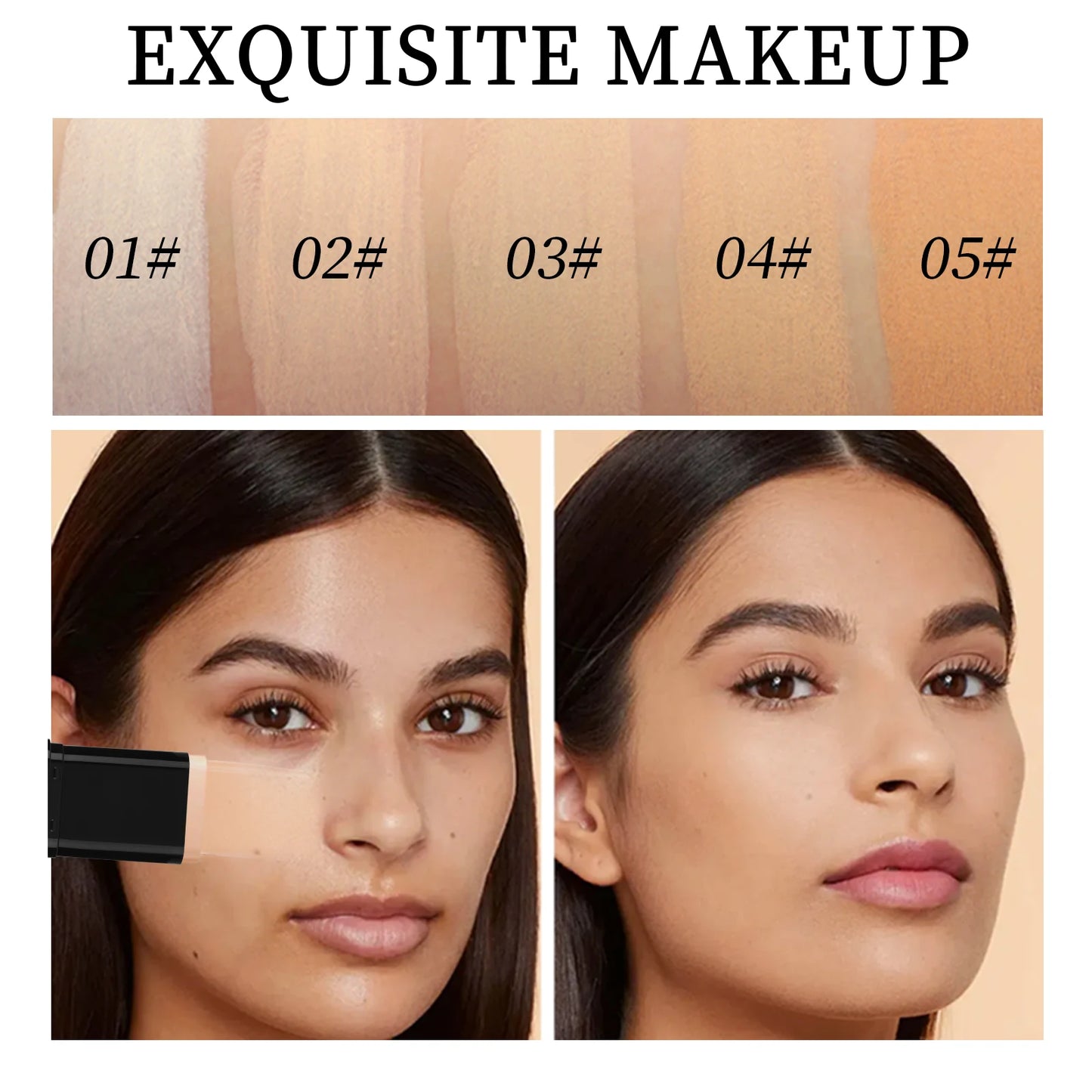 O'Cheal Two In One Concealer Foundation Stick Matte Waterproof Bronzer